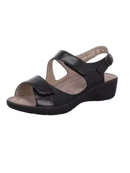 Сандалии на плоской подошве Solidus Damen Sandaletten Gina Weite G, черный