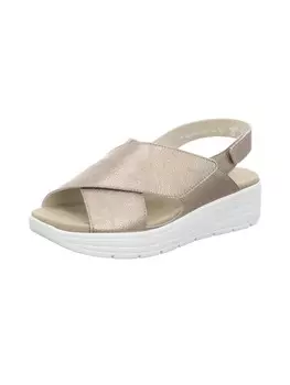 Сандалии на плоской подошве Solidus, коричневый