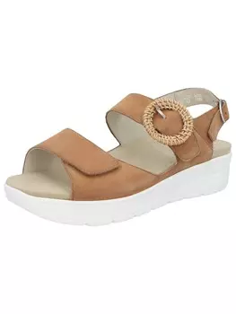 Сандалии на плоской подошве Solidus, коричневый