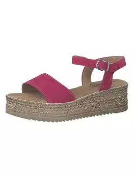 Сандалии на плоской подошве sOliver Leder Sandaletten, цвет pink/beige