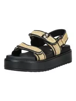 Сандалии на плоской подошве Steve Madden, цвет schwarz/beige