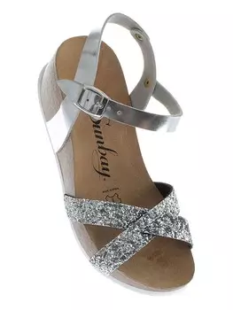 Сандалии на плоской подошве Sunbay Keilsandaletten Pivoine, серебряный