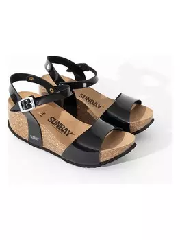 Сандалии на плоской подошве Sunbay Keilsandaletten Yucca, черный