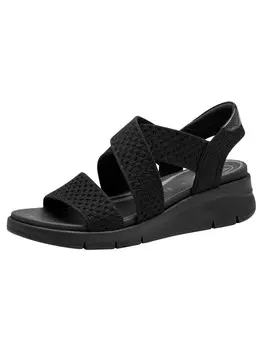 Сандалии на плоской подошве Tamaris, цвет black uni