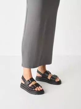 Сандалии на плоской подошве Tamaris, цвет black leather