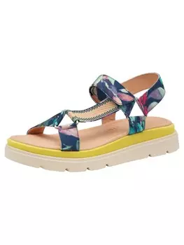 Сандалии на плоской подошве Tamaris, цвет blue comb