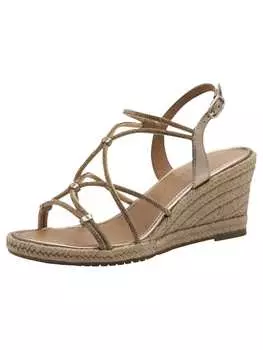 Сандалии на плоской подошве Tamaris, цвет bronce