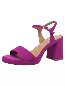 Сандалии на плоской подошве Tamaris, цвет dark pink