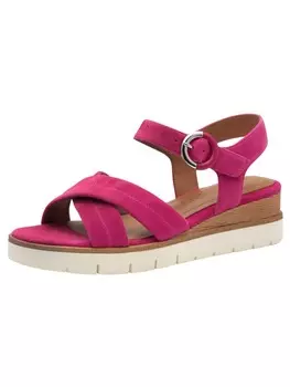Сандалии на плоской подошве Tamaris, цвет fuxia