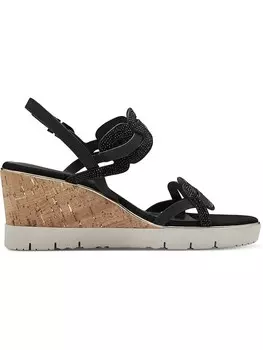 Сандалии на плоской подошве Tamaris Keilsandaletten, черный