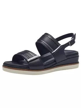 Сандалии на плоской подошве Tamaris Pure Relax Sandalette, темно-синий