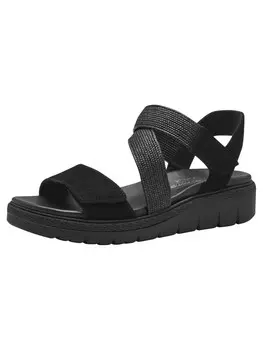 Сандалии на плоской подошве Tamaris Pure Relax Sandalette, черный