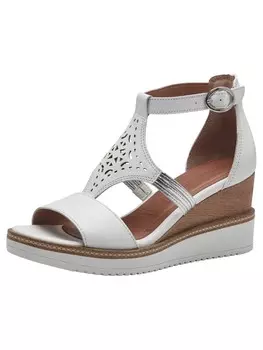 Сандалии на плоской подошве Tamaris Sandalette, белый