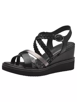 Сандалии на плоской подошве Tamaris Sandalette, черный