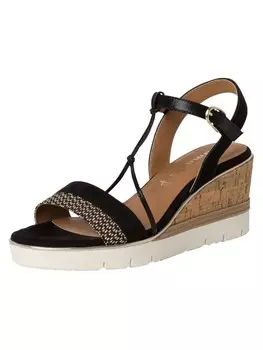 Сандалии на плоской подошве Tamaris Sandalette, цвет black comb