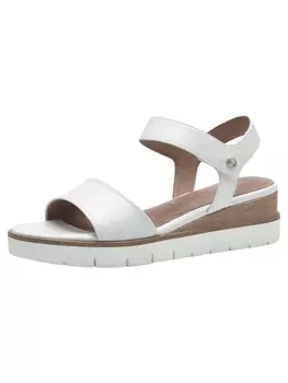 Сандалии на плоской подошве Tamaris Sandalette, цвет white leather