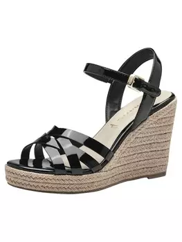 Сандалии на плоской подошве Tamaris Sandalette, цвет black pat.
