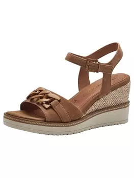 Сандалии на плоской подошве Tamaris Sandalette, кэмел