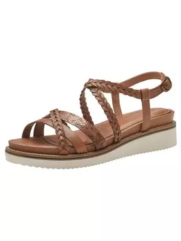 Сандалии на плоской подошве Tamaris Sandalette, коричневый