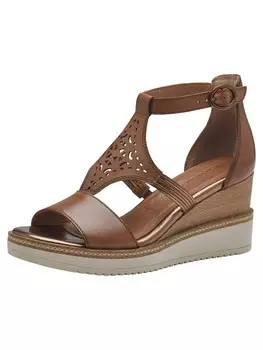 Сандалии на плоской подошве Tamaris Sandalette, коричневый