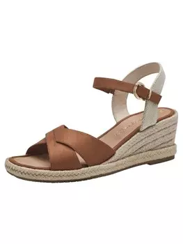 Сандалии на плоской подошве Tamaris Sandalette, коричневый