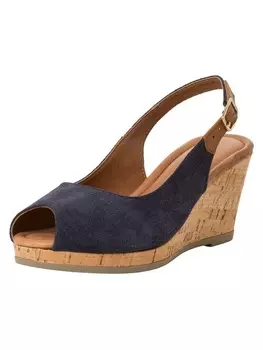 Сандалии на плоской подошве Tamaris Sandalette, темно-синий