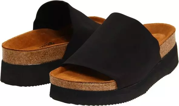 Сандалии на плоской подошве Tampa Naot, цвет Black Stretch