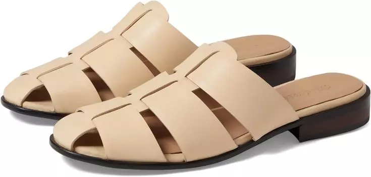 Сандалии на плоской подошве The Dixson Fisherman Mule Madewell, цвет Buttered Scone