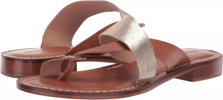 Сандалии на плоской подошве Tia Sandal Bernardo, цвет Distressed Platinum/Luggage