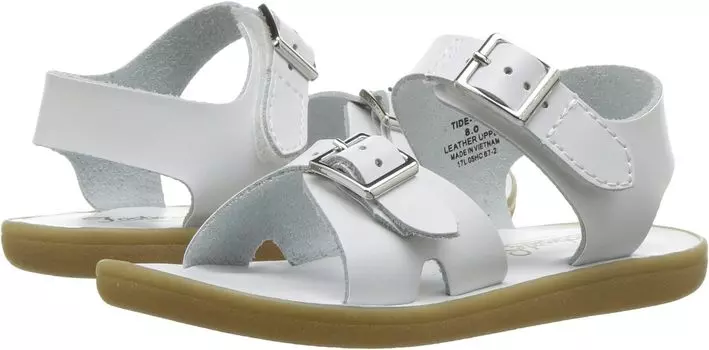 Сандалии на плоской подошве Tide FootMates, белый