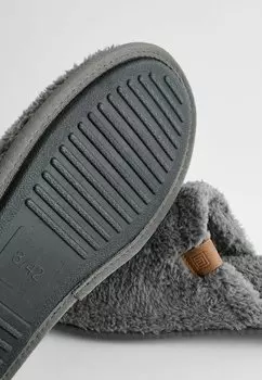 Сандалии на плоской подошве TOWELLING REGULAR FIT Next, серый