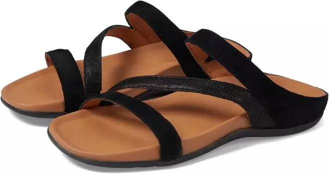 Сандалии на плоской подошве Trio II Strive, цвет Black Velour