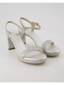 Сандалии на плоской подошве Unisa Sandaletten, серебряный