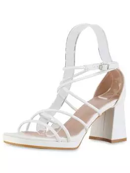 Сандалии на плоской подошве VAN HILL, белый