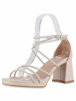 Сандалии на плоской подошве VAN HILL, бежевый