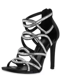 Сандалии на плоской подошве VAN HILL, черный