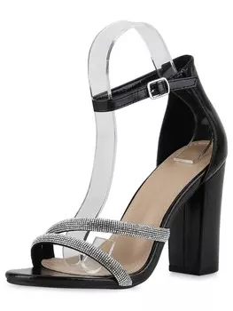 Сандалии на плоской подошве VAN HILL High Heels Eleanor, черный