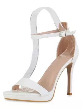 Сандалии на плоской подошве VAN HILL High Heels Aria, белый