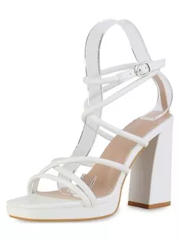 Сандалии на плоской подошве VAN HILL High Heels Allison, белый