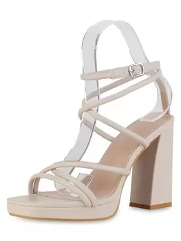 Сандалии на плоской подошве VAN HILL High Heels Allison, цвет nude