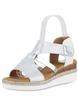 Сандалии на плоской подошве VAN HILL Keilsandaletten Aurora, белый