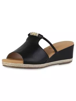 Сандалии на плоской подошве VAN HILL Keilsandaletten Elizabeth, черный