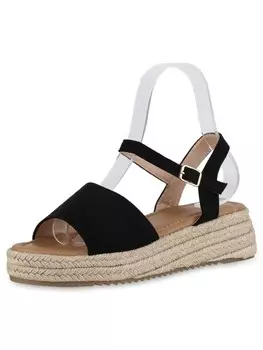 Сандалии на плоской подошве VAN HILL Keilsandaletten Mia, черный