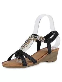 Сандалии на плоской подошве VAN HILL Keilsandaletten Natalie, черный