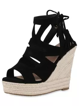 Сандалии на плоской подошве VAN HILL Keilsandaletten Ashley, черный