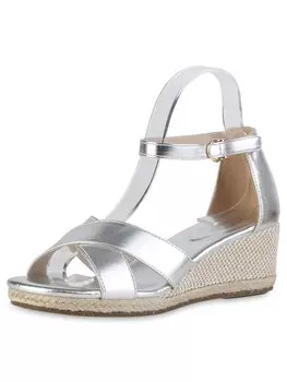 Сандалии на плоской подошве VAN HILL Keilsandaletten Chloe, серебряный