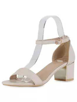 Сандалии на плоской подошве VAN HILL Klassische Sandaletten Aurora, бежевый