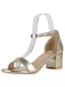 Сандалии на плоской подошве VAN HILL Klassische Sandaletten Aurora, золотой