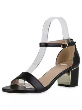 Сандалии на плоской подошве VAN HILL Klassische Sandaletten Aurora, черный