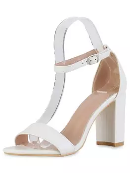 Сандалии на плоской подошве VAN HILL Klassische Sandaletten Emma, белый